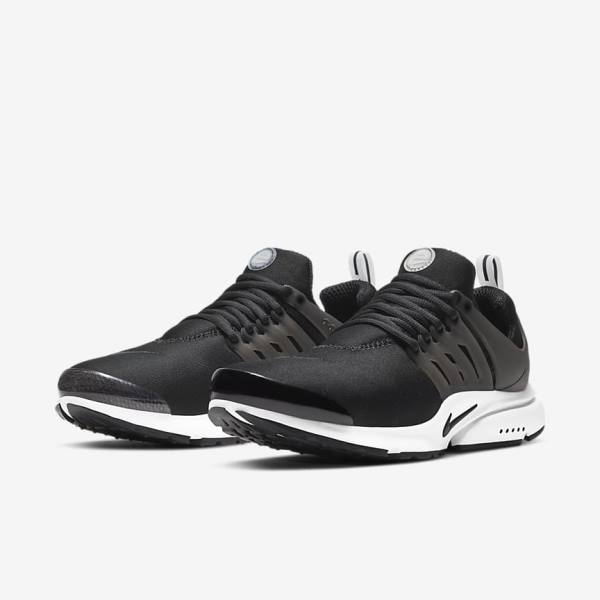 Men's Nike Air Presto Sneakers Black / White | NK419AFM