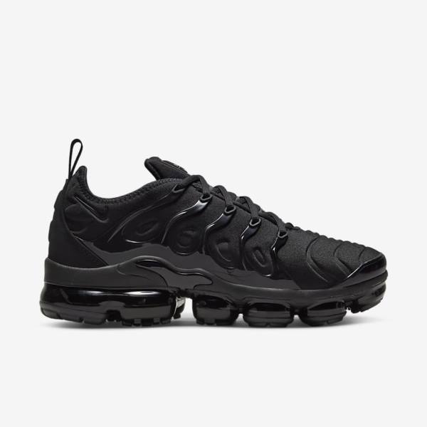 Men's Nike Air VaporMax Plus Sneakers Black / Dark Grey | NK015TQV