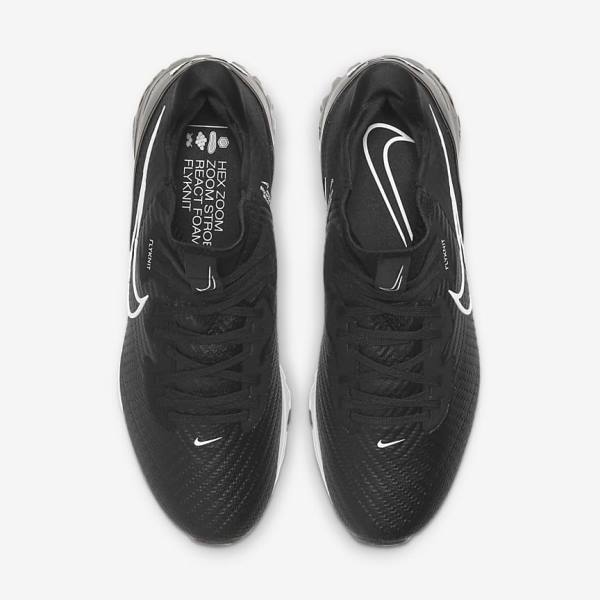 Men's Nike Air Zoom Infinity Tour Golf Shoes Black / White | NK529JCO