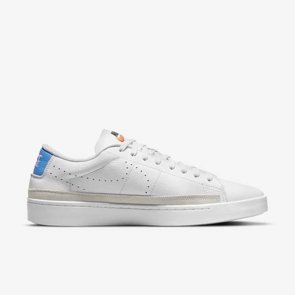 Men's Nike Blazer Low X Sneakers White / Light Blue / White | NK460RSQ