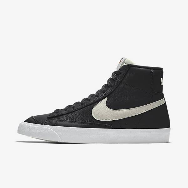 Men\'s Nike Blazer Mid By You Custom Sneakers Multicolor | NK031QHX