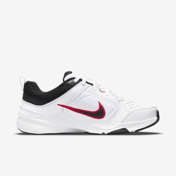 Men's Nike Defy All Day Sneakers White / Red / Black | NK801LNP