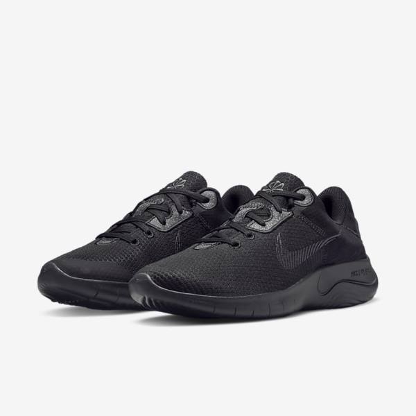 Men's Nike Flex Experience Run 11 Next Nature Road Running Shoes Black / Dark Grey | NK941VYS