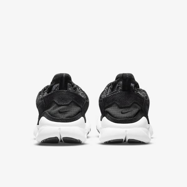 Men's Nike Free Run Trail Sneakers Black / White / Dark Grey | NK640DRX