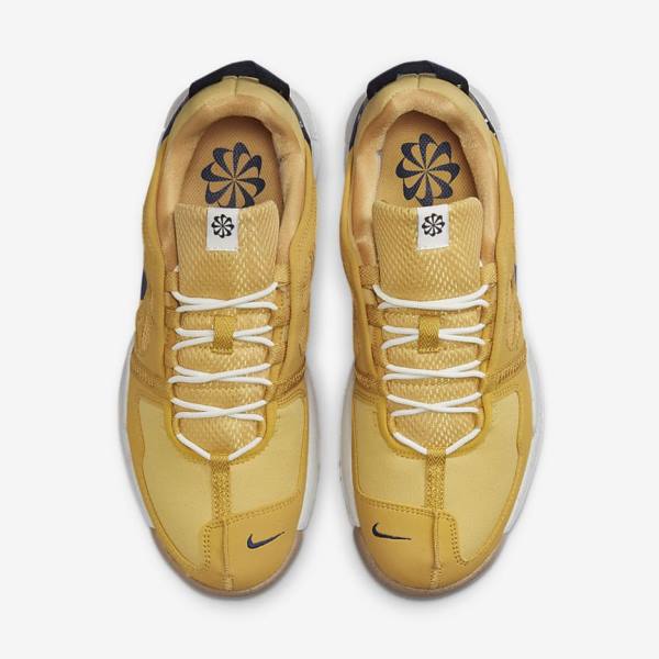 Men's Nike Free Terra Vista Sneakers Gold / Navy | NK216XDR