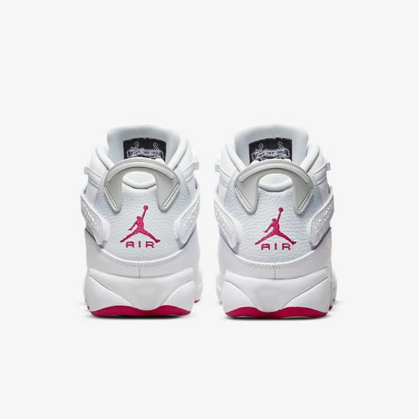 Men's Nike Jordan 6 Rings Sneakers White / Platinum | NK974OCZ