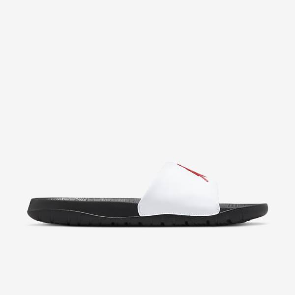 Men's Nike Jordan Break Slides Black / White / Red | NK056DHU