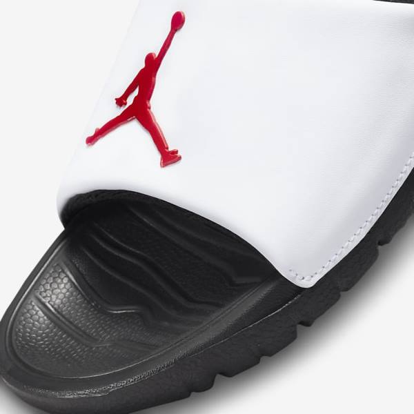 Men's Nike Jordan Break Slides Black / White / Red | NK056DHU