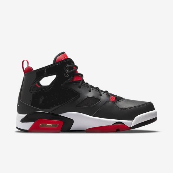 Men's Nike Jordan Flight Club 91 Sneakers Black / Red / White | NK796STZ