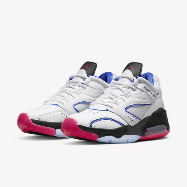 Men's Nike Jordan Point Lane Sneakers White / Blue / Black / Pink | NK390FWH