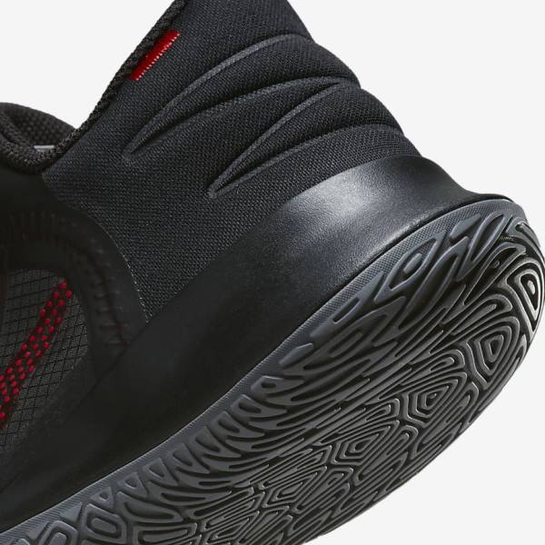 Men's Nike Kyrie Flytrap 5 Basketball Shoes Black / Grey / Red | NK569BKF