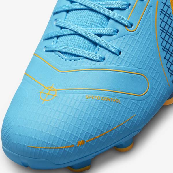 Men's Nike Mercurial Superfly 8 Academy MG Multi-Grounds Football Shoes Blue / Orange | NK093WDQ