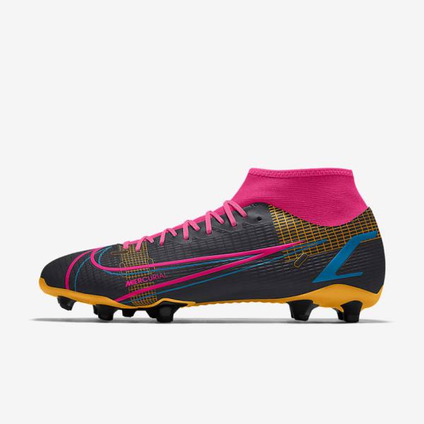 Men\'s Nike Mercurial Superfly 8 Academy By You Custom Football Shoes Multicolor | NK160KDL