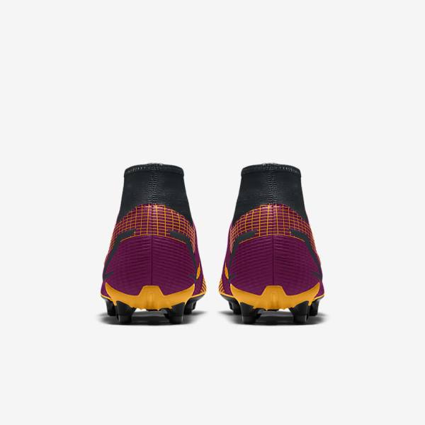 Men's Nike Mercurial Superfly 8 Academy By You Custom Football Shoes Multicolor | NK560OGC