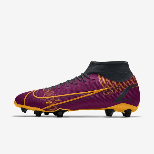 Men\'s Nike Mercurial Superfly 8 Academy By You Custom Football Shoes Multicolor | NK560OGC