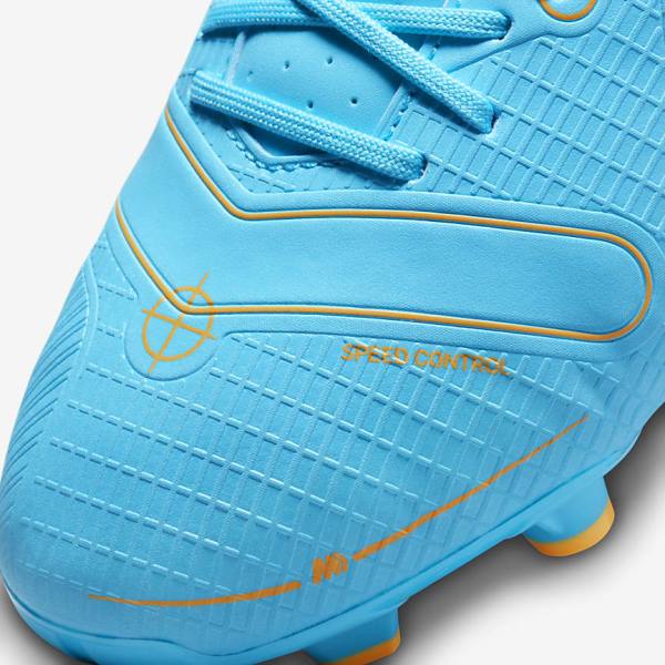 Men's Nike Mercurial Vapor 14 Academy MG Multi-Ground Football Shoes Blue / Orange | NK612DFI