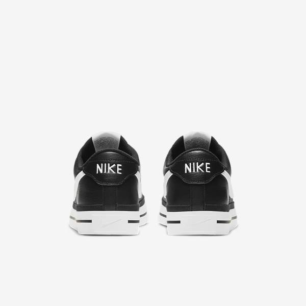 Men's Nike NikeCourt Legacy Sneakers Black / Light Brown / White | NK472GWV