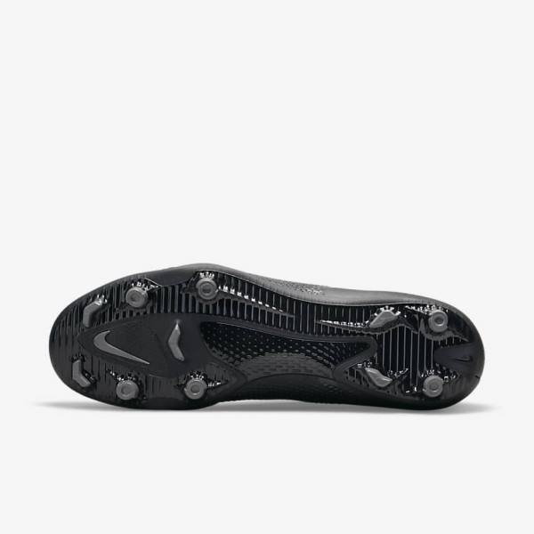 Men's Nike Phantom GT2 Club MG Multi-Ground Football Shoes Black / Dark Grey / Metal Silver | NK850WDG