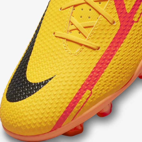 Men's Nike Phantom GT2 Club MG Multi-Ground Football Shoes Orange / Light Red / Black | NK893KTZ