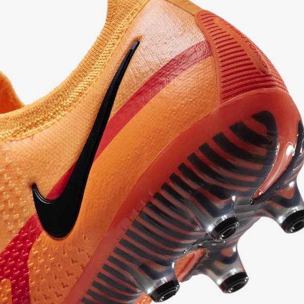 Men's Nike Phantom GT2 Elite AG-Pro Artificial-Grass Football Shoes Orange / Light Red / Black | NK796JZR