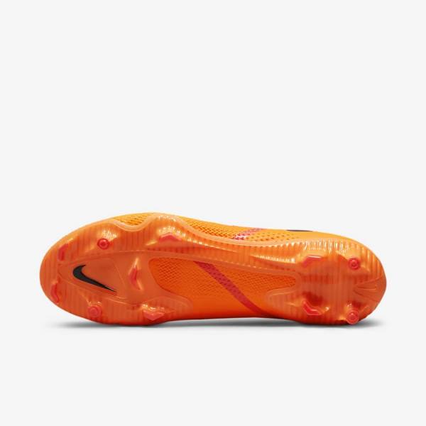 Men's Nike Phantom GT2 Pro FG Firm-Ground Football Shoes Orange / Light Red / Black | NK164BYG