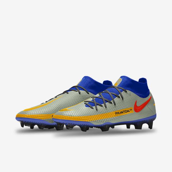 Men's Nike Phantom GT Elite By You Custom Firm Ground Football Shoes Multicolor | NK598YOX