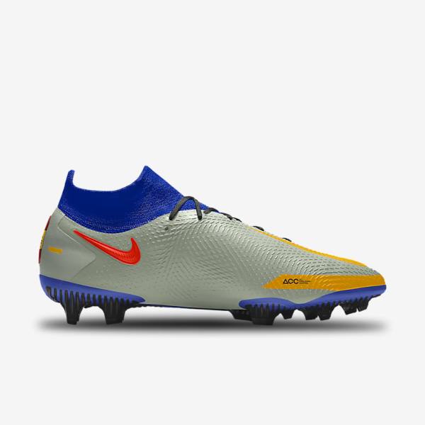 Men's Nike Phantom GT Elite By You Custom Firm Ground Football Shoes Multicolor | NK598YOX