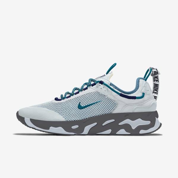 Men\'s Nike React Live By You Custom Sneakers Multicolor | NK462EUZ