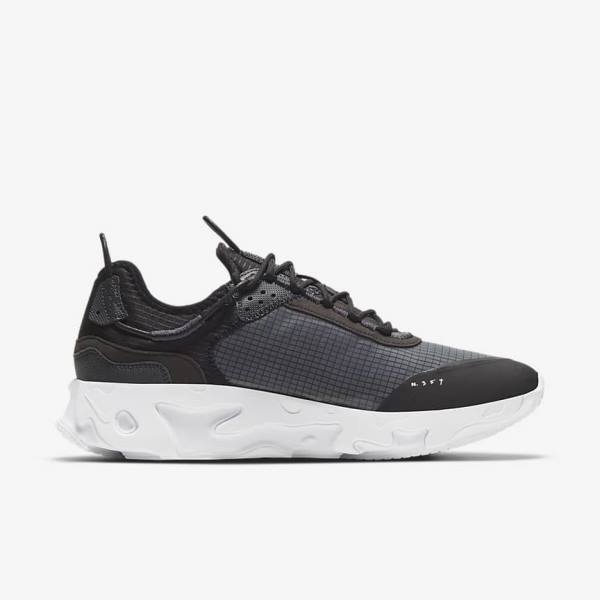 Men's Nike React Live Sneakers Black / Dark Grey / White | NK423PVD