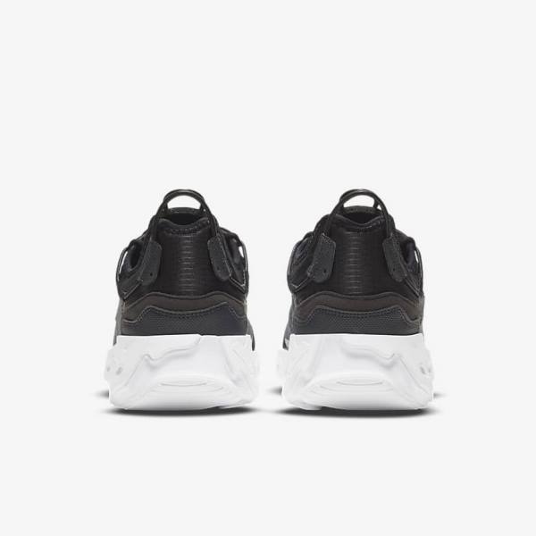 Men's Nike React Live Sneakers Black / Dark Grey / White | NK423PVD