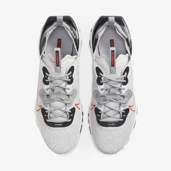 Men's Nike React Vision Sneakers Grey / Light Grey / Orange | NK245YOC