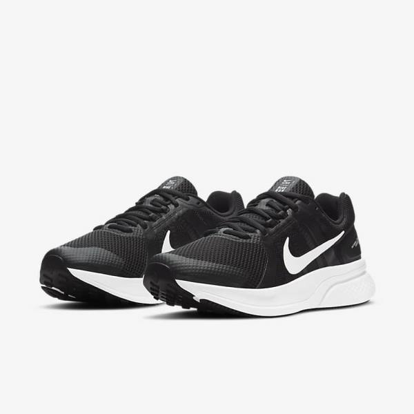 Men's Nike Run Swift 2 Road Running Shoes Black / Dark Grey / White | NK315JNS