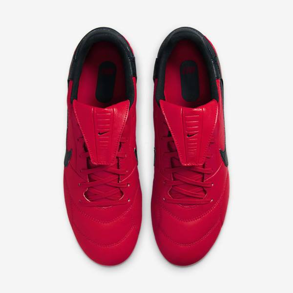 Men's Nike The Premier 3 FG Firm-Grounds Football Shoes Red / Black | NK783RWI