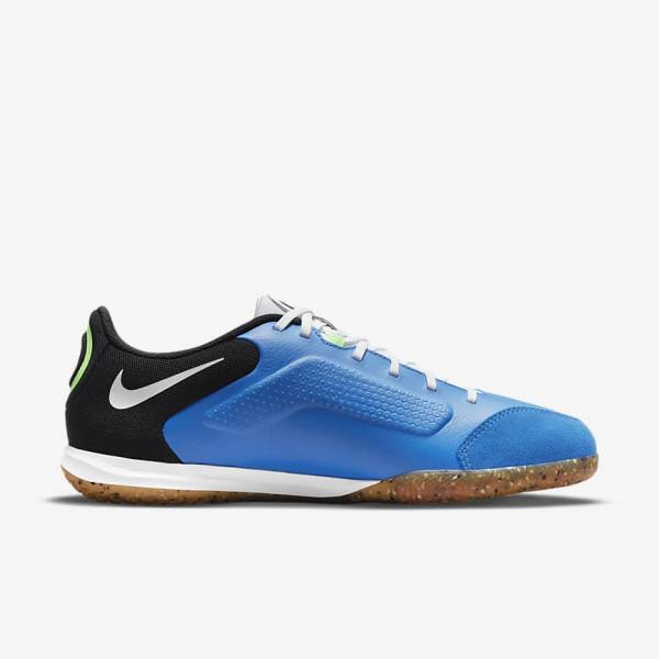 Men's Nike Tiempo Legend 9 Academy IC Indoor-Court Football Shoes Light Blue / Light Green / Brown / Black | NK820MIN