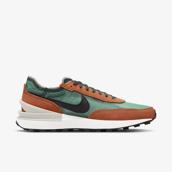 Men's Nike Waffle One SE Sneakers Green / Red / Orange / Black | NK478BUK