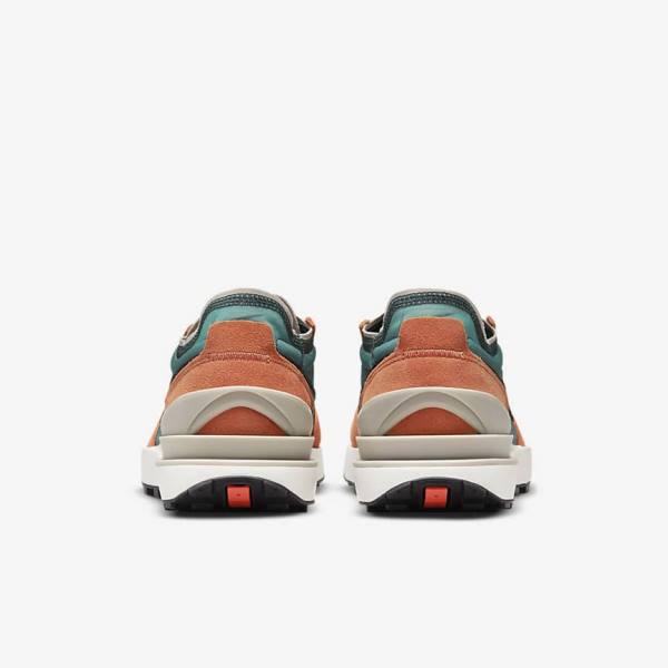 Men's Nike Waffle One SE Sneakers Green / Red / Orange / Black | NK478BUK