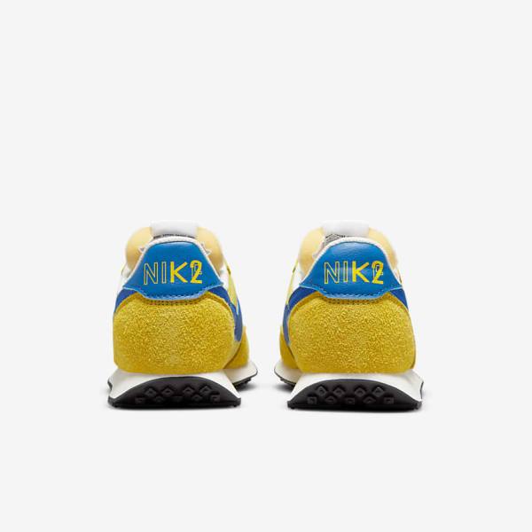 Men's Nike Waffle Trainer 2 SD Sneakers Yellow / Gold / Royal | NK305JQX