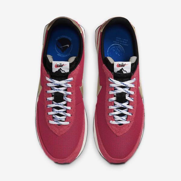 Men's Nike Waffle Trainer 2 SD Sneakers Red / Royal / Black / Metal Gold | NK634UAP