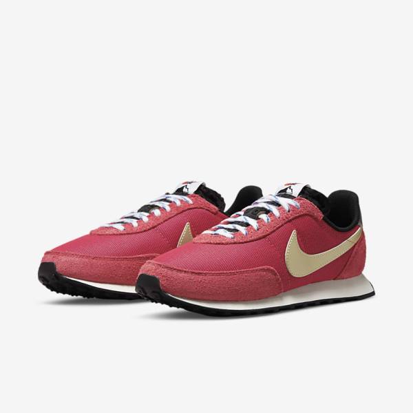 Men's Nike Waffle Trainer 2 SD Sneakers Red / Royal / Black / Metal Gold | NK634UAP