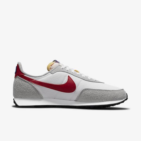 Men's Nike Waffle Trainer 2 Sneakers White / Light Grey / Royal / Red | NK540IQR