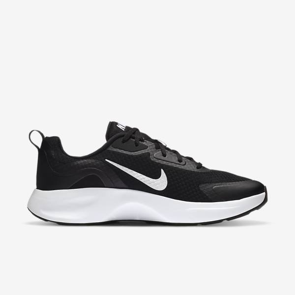 Men's Nike Wearallday Sneakers Black / White | NK205BLT