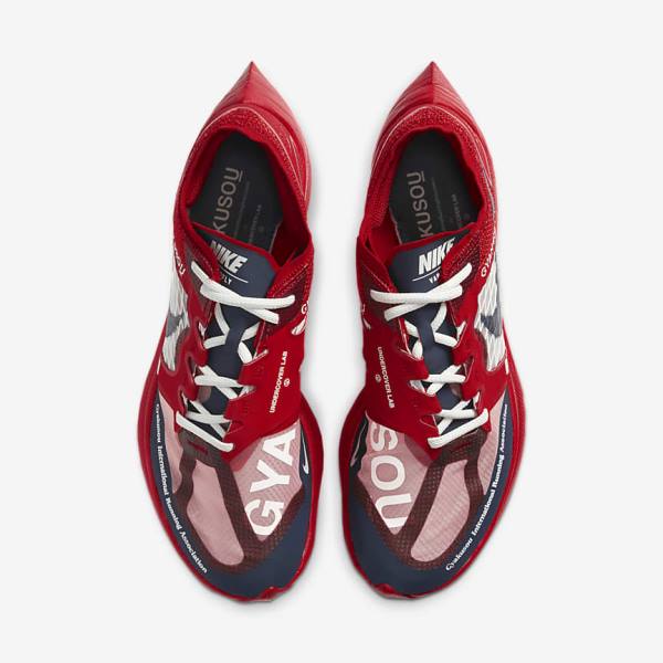 Men's Nike ZoomX Vaporfly Next% x Gyakusou Sneakers Red / Blue | NK042DWK