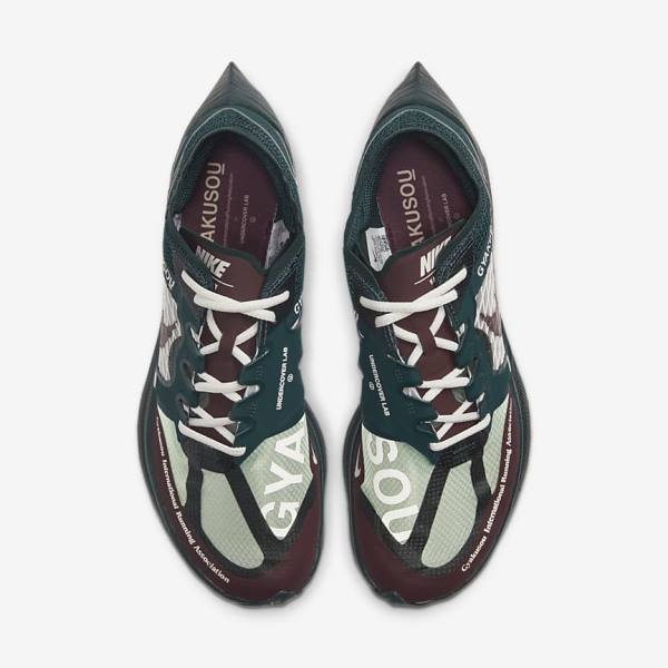 Men's Nike ZoomX Vaporfly Next% x Gyakusou Sneakers Burgundy | NK058XDI