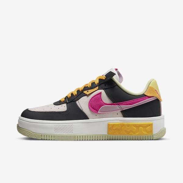 Women\'s Nike Air Force 1 Fontanka Sneakers White / Purple / Pink | NK145DMB