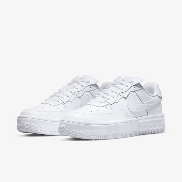 Women's Nike Air Force 1 Fontanka Sneakers White | NK910FJG