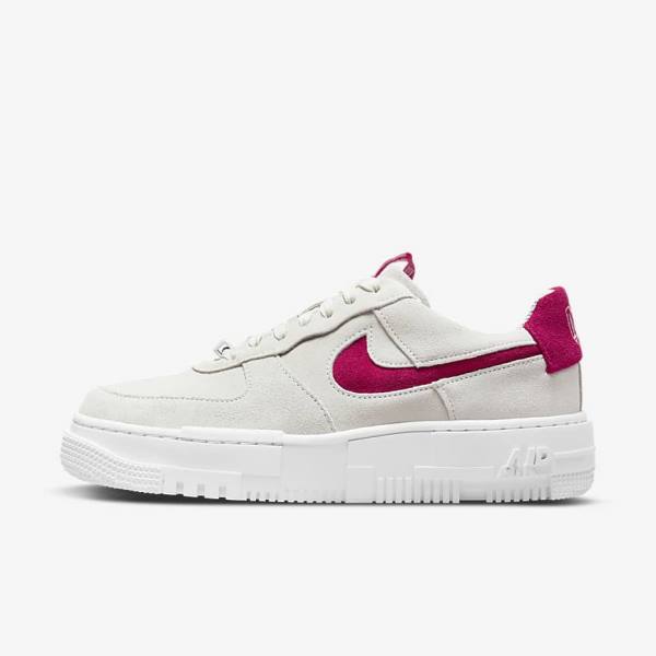 Women\'s Nike Air Force 1 Pixel Sneakers White | NK469TXR