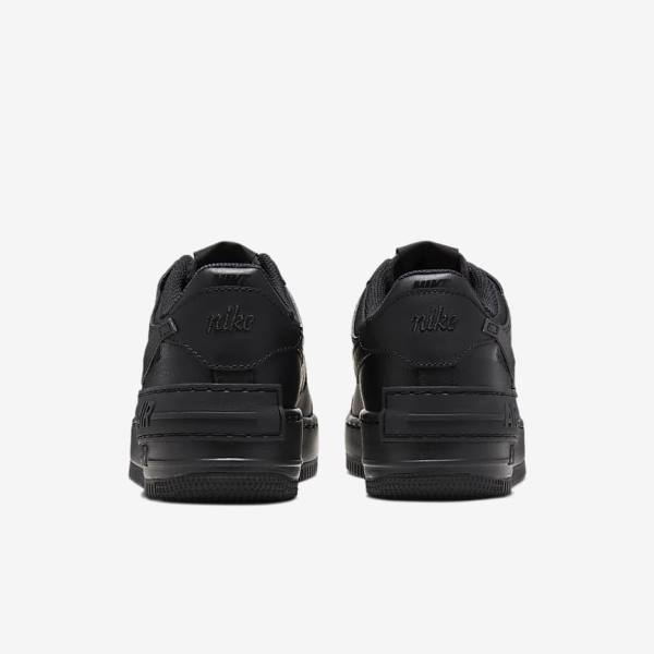 Women's Nike Air Force 1 Shadow Sneakers Black | NK415RZY