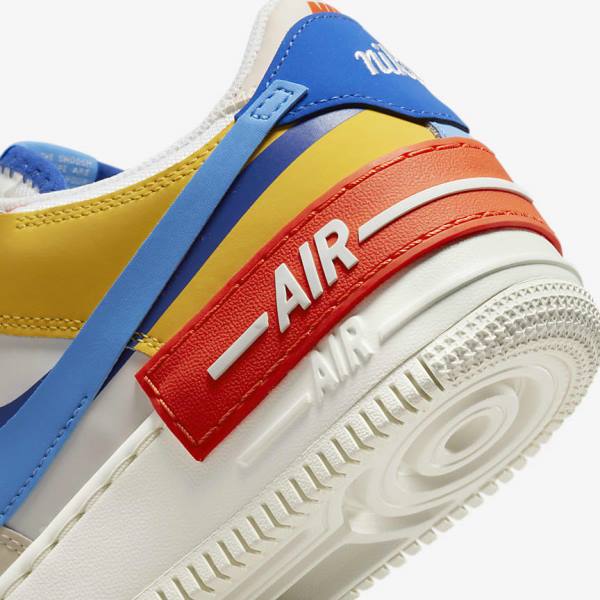 Women's Nike Air Force 1 Shadow Sneakers Royal / Orange / Blue | NK970ZRW