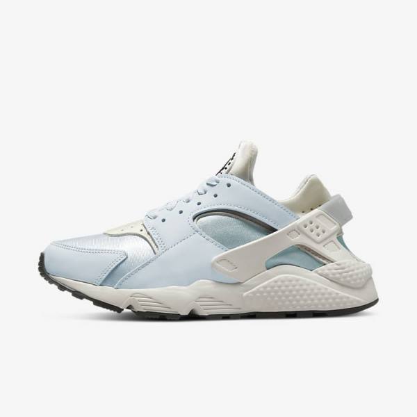 Women\'s Nike Air Huarache Sneakers Black / White | NK147VUT