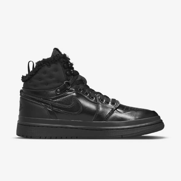 Women's Nike Air Jordan 1 Acclimate Sneakers Black / White | NK016PEO